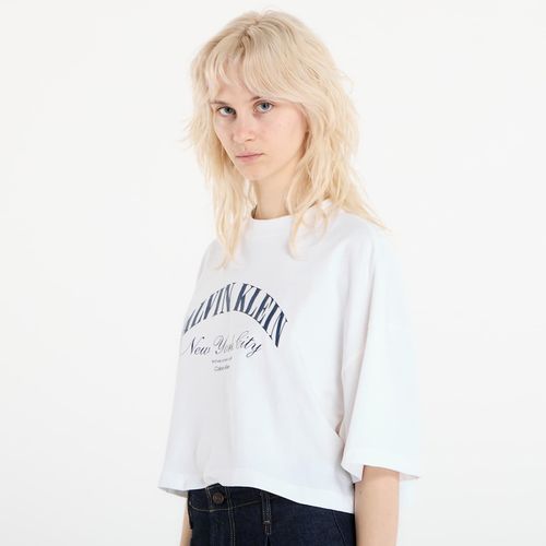 T-shirt Jeans Ss Cropped Boxy Heri Tee S - Calvin Klein - Modalova