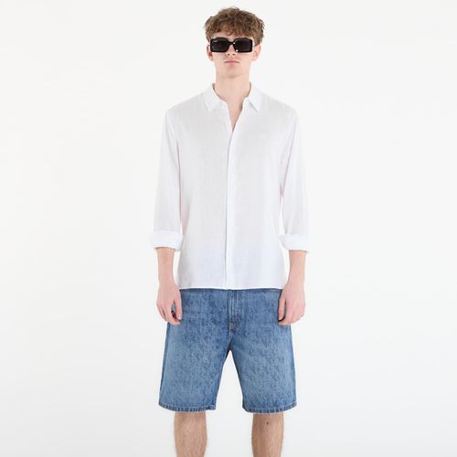 Chemise Ls Solid Linen Classic Shirt L - Calvin Klein - Modalova