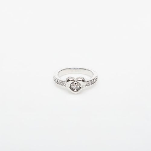Anneau GUESS L.O.V.E. Rhodium 52 - GUESS - Modalova