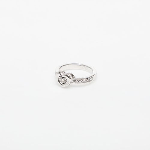 Anneau GUESS L.O.V.E. Rhodium 52 - GUESS - Modalova