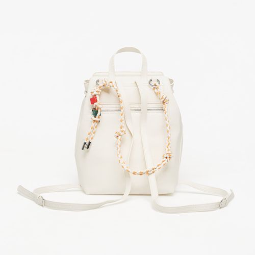 Sac à dos Back Half Logo Luena Mini Ecru Backpack Universal - Desigual - Modalova