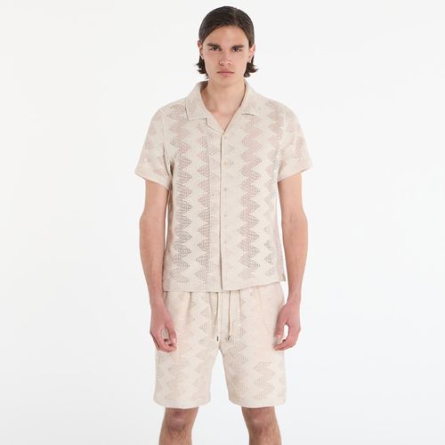 Chemise Lattice Knit Shirt XL - GUESS - Modalova