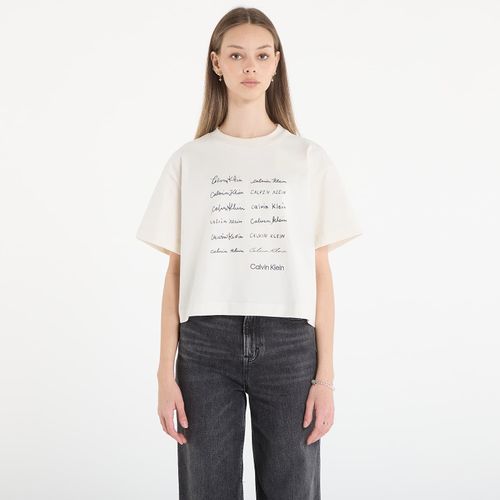 T-shirt Jeans Ss Cropped Boxy Grap Tee S - Calvin Klein - Modalova