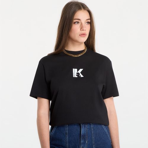 T-shirt Reg Ss K-Logo Tee M - Karl Lagerfeld Jeans - Modalova