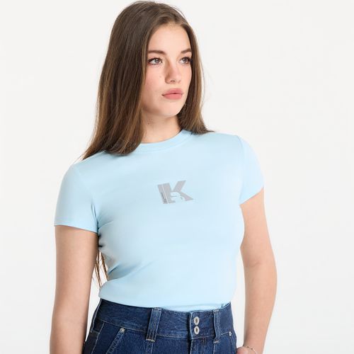T-shirt Slim Ss K Logo Tee S - Karl Lagerfeld Jeans - Modalova
