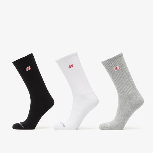 Red Patch Logo Crew Socks 3-Pack / / M - New Balance - Modalova