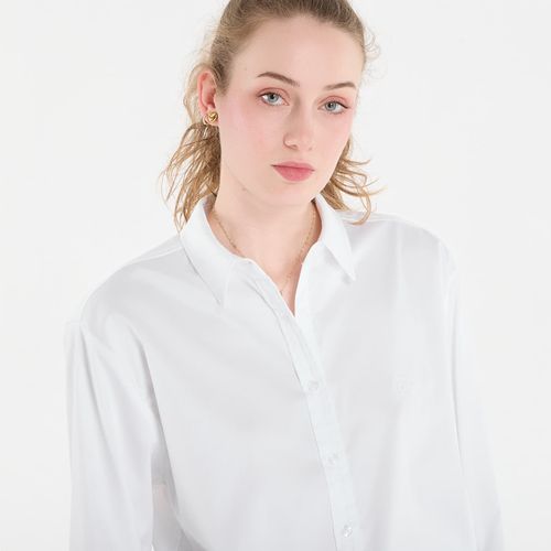 Chemise Ls Oversized Poplin Shirt M - GUESS - Modalova