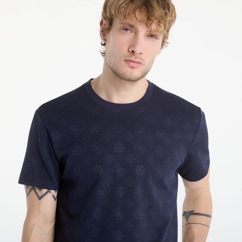 T-shirt Nico Embossed Knit Ss Crew S - GUESS - Modalova