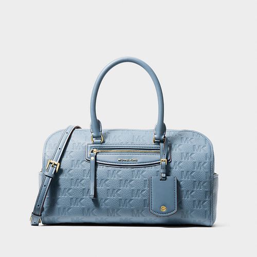 Jet Set Travel Medium Logo Embossed Leather Duffel Crossbody Bag Universal - Michael Kors - Modalova