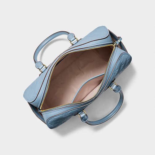 Jet Set Travel Medium Logo Embossed Leather Duffel Crossbody Bag Universal - Michael Kors - Modalova