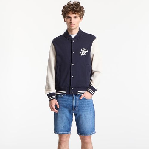 Sweatshirt Script Colorblock Bomber L - Tommy Hilfiger - Modalova