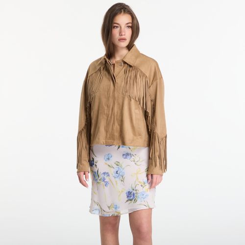 Veste Ls Ibby Fringe Jacket XS/S - GUESS - Modalova