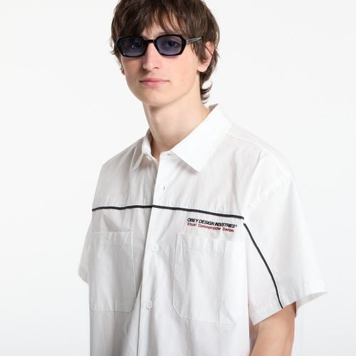 Chemise OBEY Camber Woven White XL - OBEY Clothing - Modalova