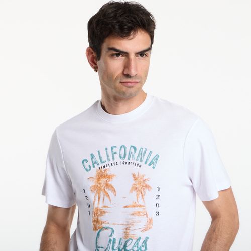 T-shirt Cn Ss Summer Slub Tee M - GUESS - Modalova