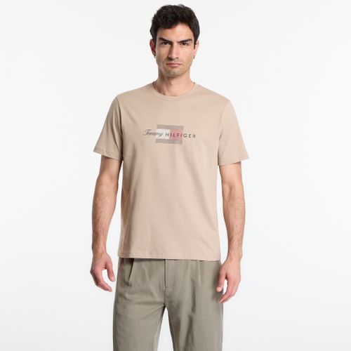 T-shirt Script Flag Regular Tee L - Tommy Hilfiger - Modalova