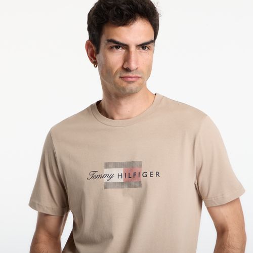T-shirt Script Flag Regular Tee L - Tommy Hilfiger - Modalova