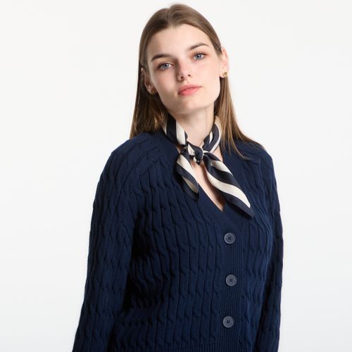 Chandail Mid Gg Cable V-Nk Ls Cardigan S - Tommy Hilfiger - Modalova