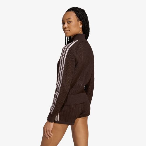 Sweatshirt adidas Knitted Crochet Firebird Track Top S - adidas Originals - Modalova