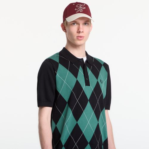 T-shirt Argyle Knitted Shirt M - FRED PERRY - Modalova