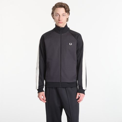 Sweatshirt Contrast Sleeve Track Jacket S - FRED PERRY - Modalova