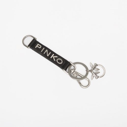 Logo Keychain Saffiano + Logo Universal - Pinko - Modalova