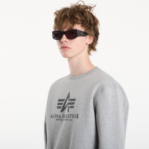 Sweatshirt Basic Sweater melange šedá L - Alpha Industries - Modalova