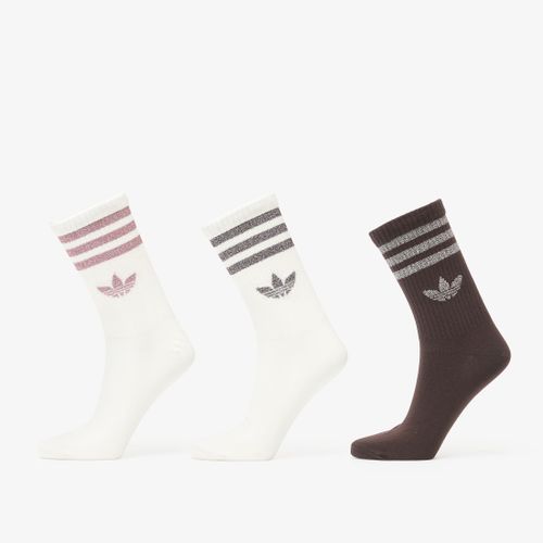 Adidas 3 Stripes Glitter Crew Socks 3-Pack / M - adidas Originals - Modalova