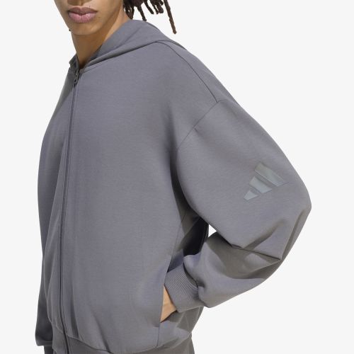 Sweatshirt adidas Soft Lux Full-Zip Hoodie XL - adidas Performance - Modalova