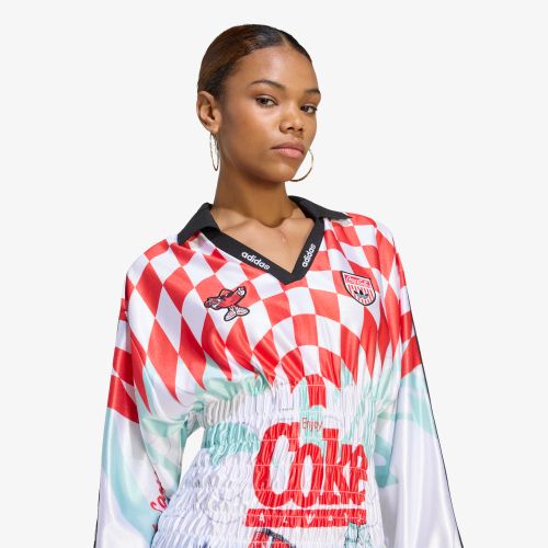Maillot adidas x Coca Cola Mash Up Smocked Jersey / XL - adidas Originals - Modalova