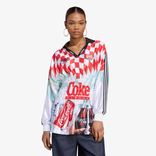 Maillot adidas x Coca Cola Mash Up Smocked Jersey / XL - adidas Originals - Modalova