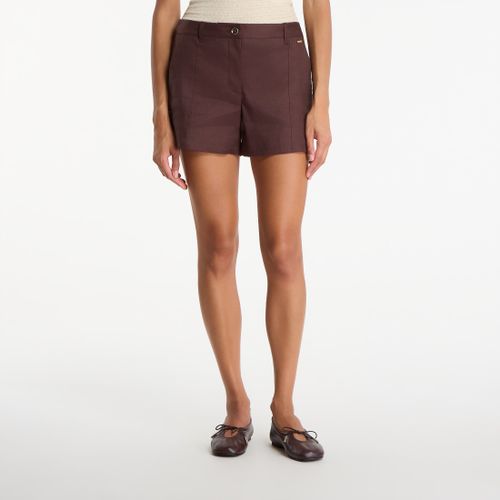 Short Jeans Isabeau Linen Short L - GUESS - Modalova