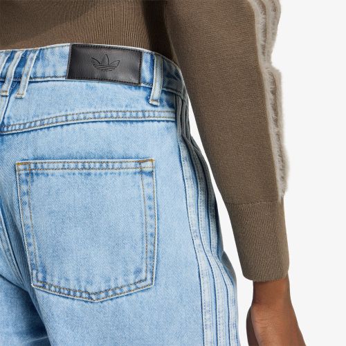 Pantalons adidas Firebird Mid Rise Straight Denim Pant 26/30 - adidas Originals - Modalova