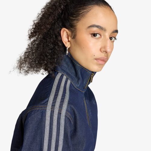 Veste adidas Firebird Denim Tracktop L - adidas Originals - Modalova