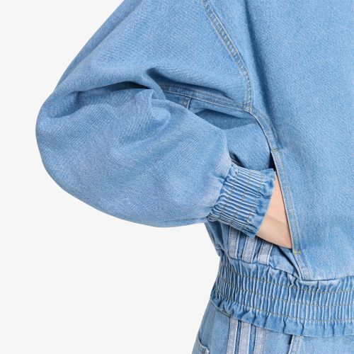 Veste adidas Stadium Washed Denim Loose Fit Jacket XS - adidas Originals - Modalova