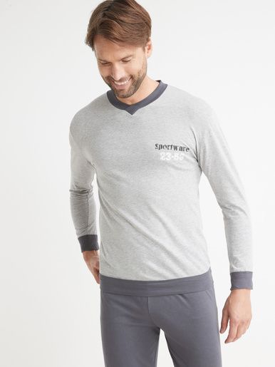 Pyjama en maille pur coton - Daxon.fr - Modalova