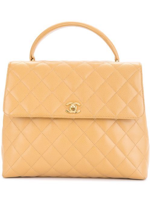 Sac à main à design matelassé - CHANEL Pre-Owned - Modalova