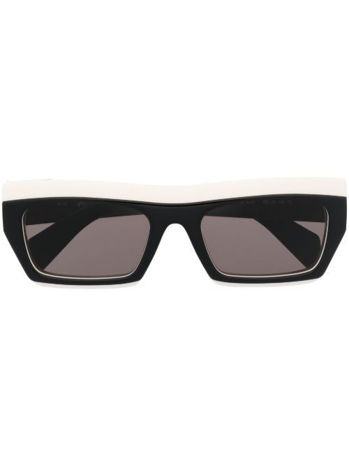 Lunettes de soleil rectangulaires Empire - Palm Angels Eyewear - Modalova