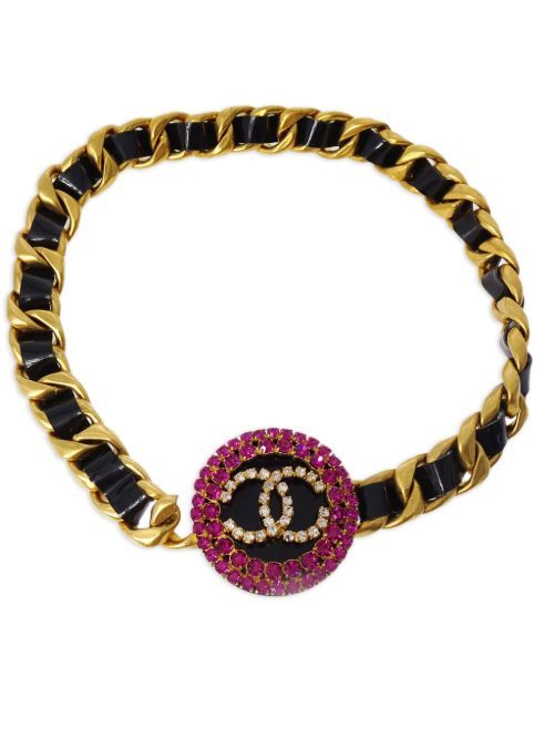 Ceinture à strass (1995) - CHANEL Pre-Owned - Modalova