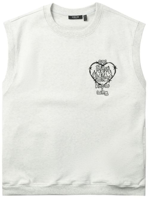 Sweat sans manches à logo imprimé - FIVE CM - Modalova