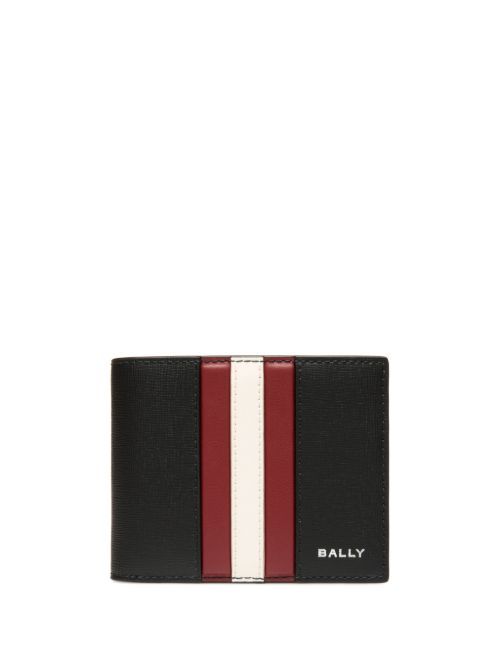 Portefeuille en cuir à logo imprimé - Bally - Modalova