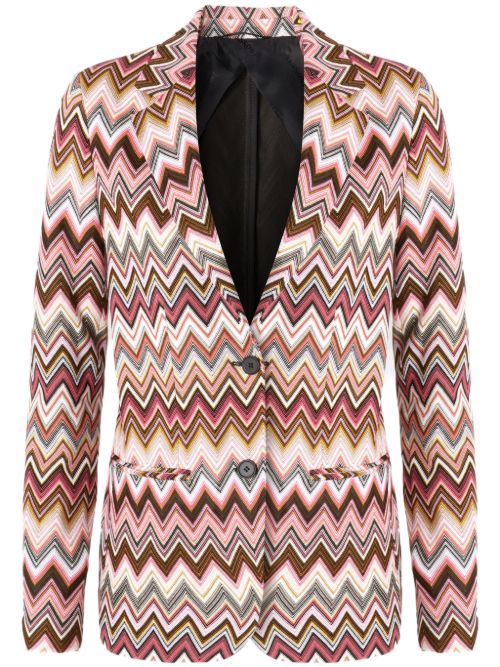 Blazer à motif zigzag - Missoni - Modalova