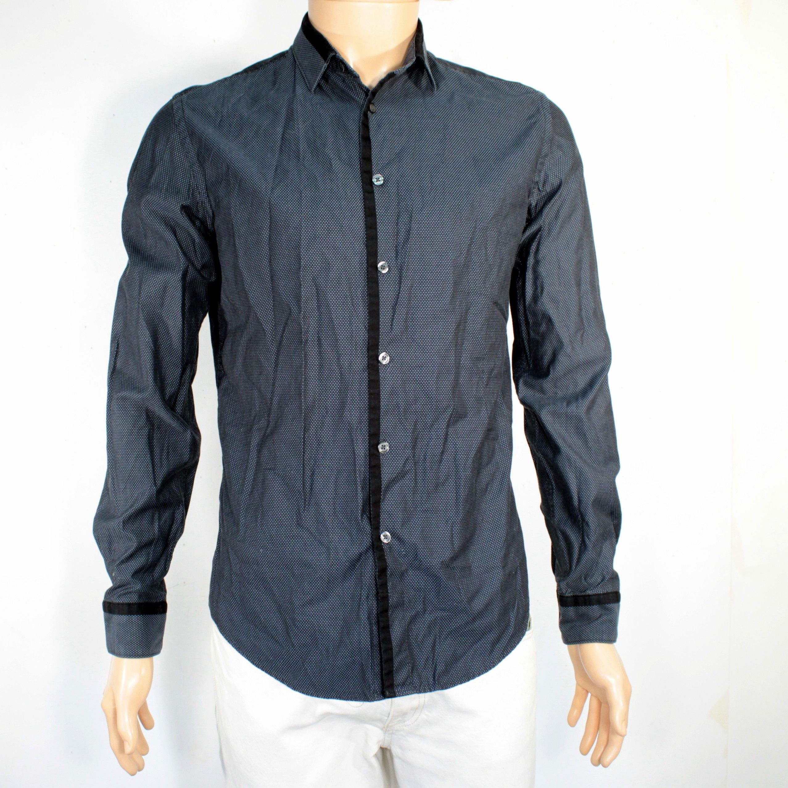 Chemise & Noire Taille M - zara man - Modalova