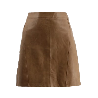 Jupe courte simili cuir - Basic - taille M - Zara - Modalova