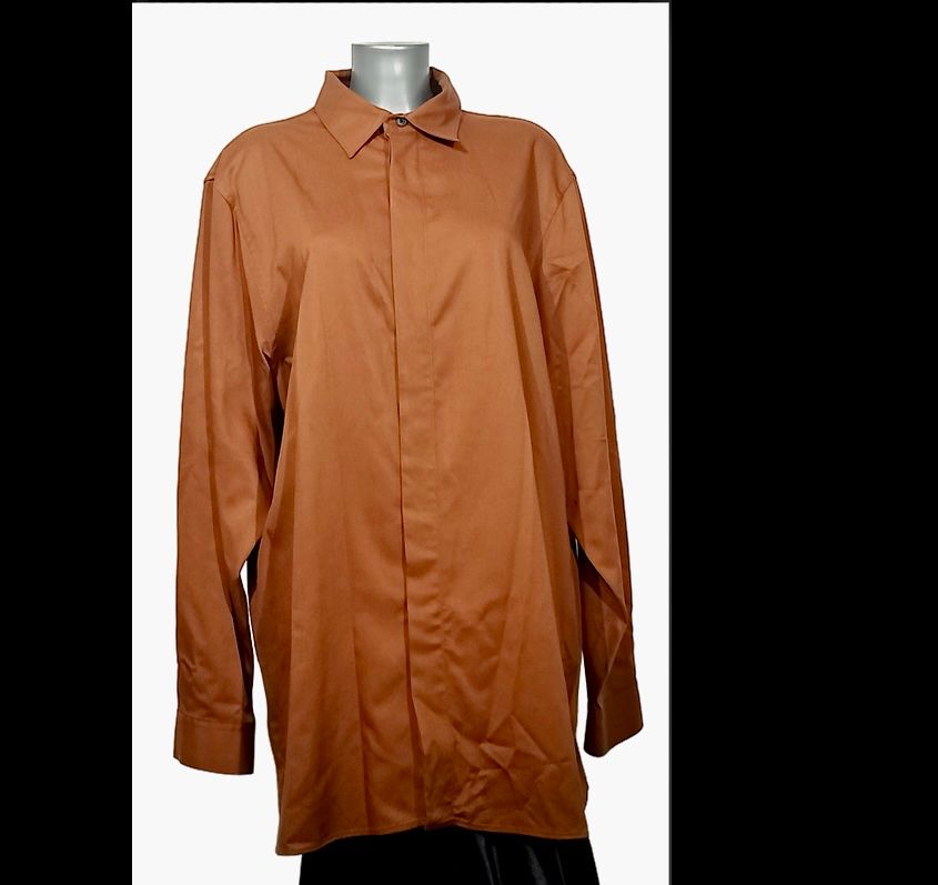 Chemise longue Zara- L - marron - zara - Modalova