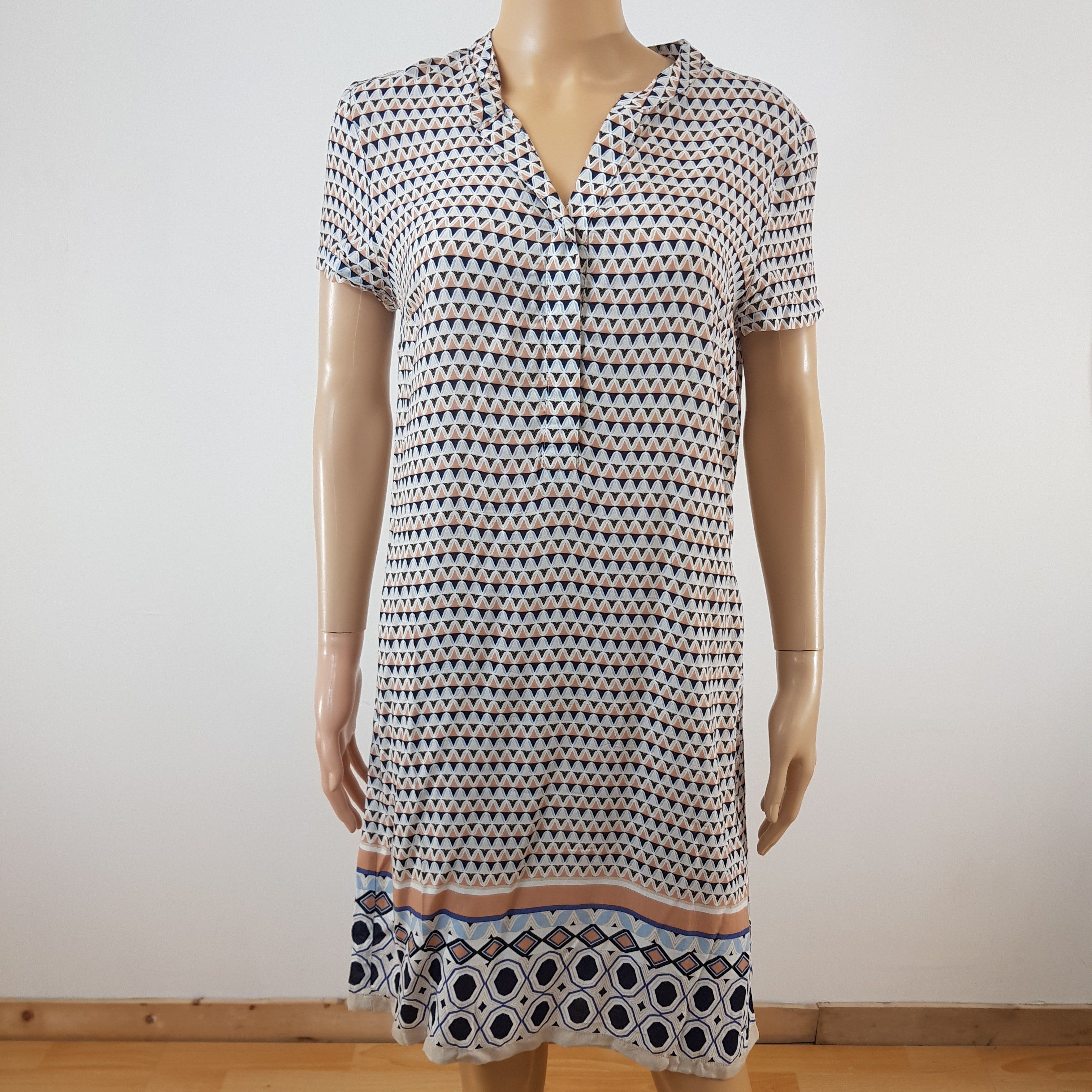 Robe  motifs abstrait- Amor Luxe- Taille 38 - Label Emmaus - Modalova