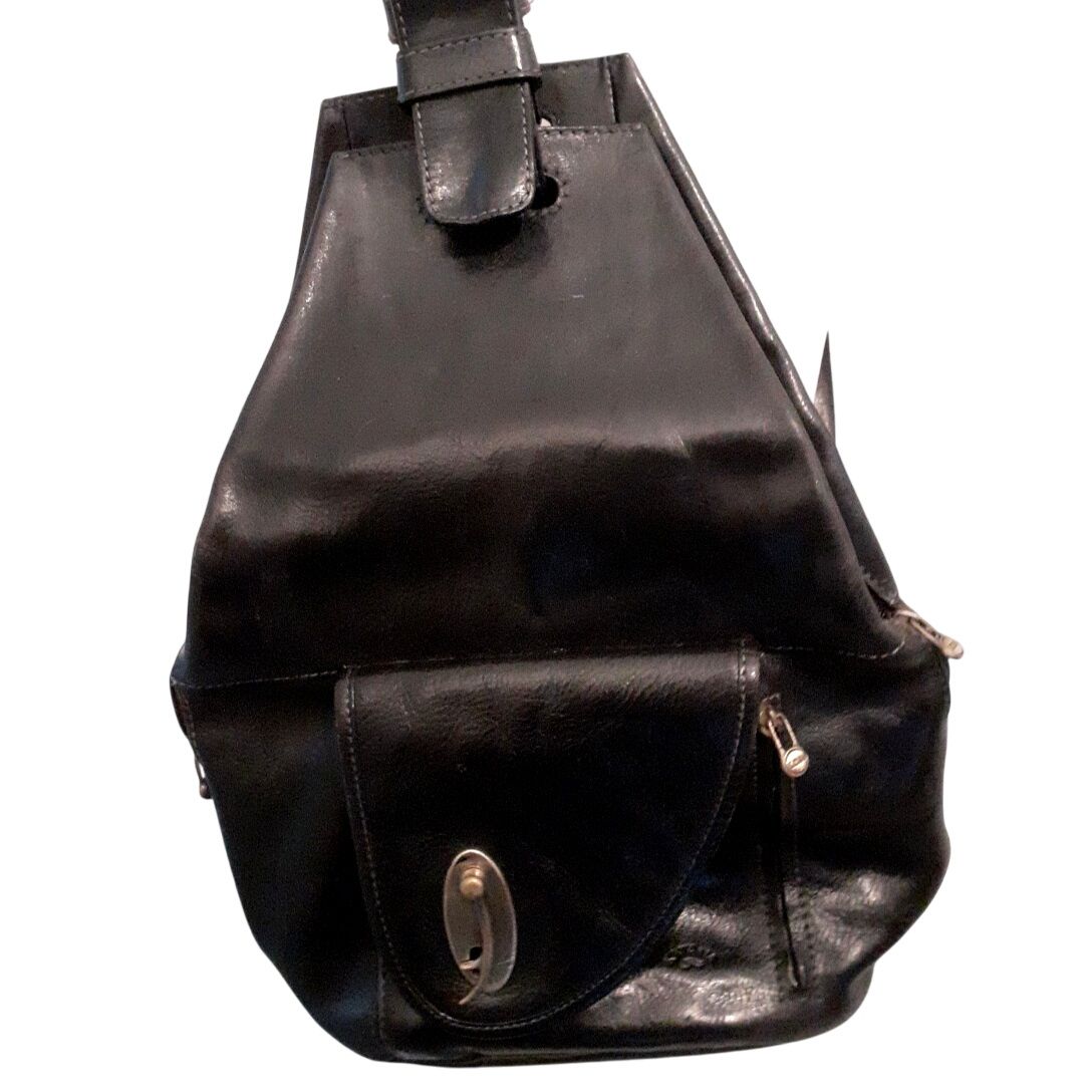Katana - Sac  dos en cuir noir - katana - Modalova