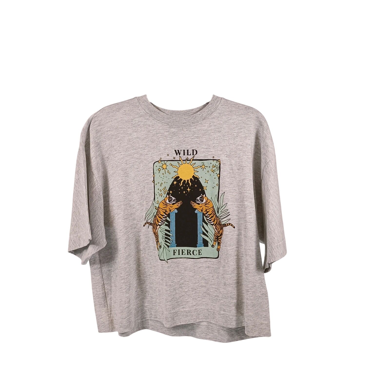 T-shirt Cartomancie - tigre, fierce and wild taille S 36/38 A245 - topshop - Modalova