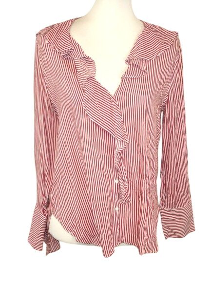 Chemise manches longues  rayures - Taille S - zara basic - Modalova