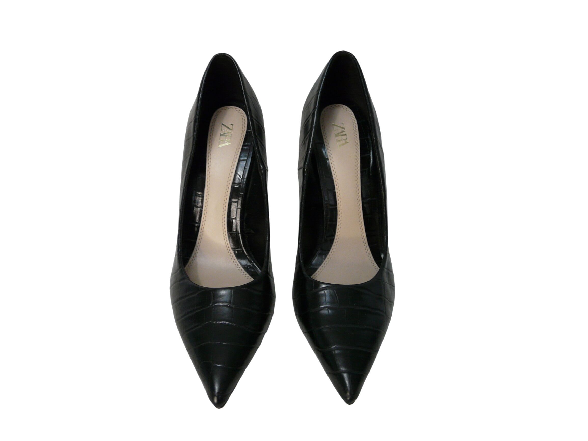 C59 - Escarpins effet croco - Pointure 39 - zara - Modalova