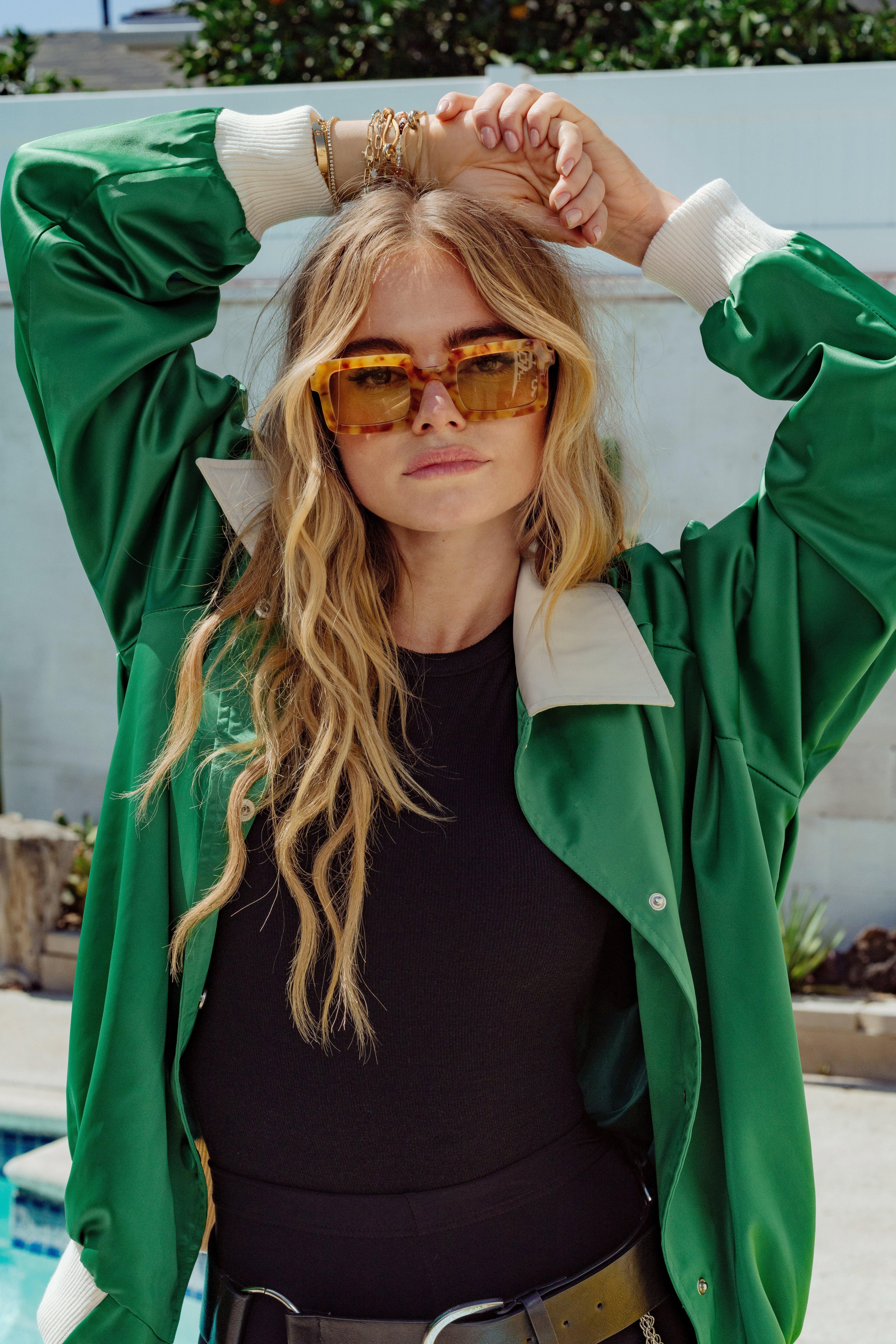 Veste Bomber Oversize Satinée - 34 - Nasty Gal - Modalova